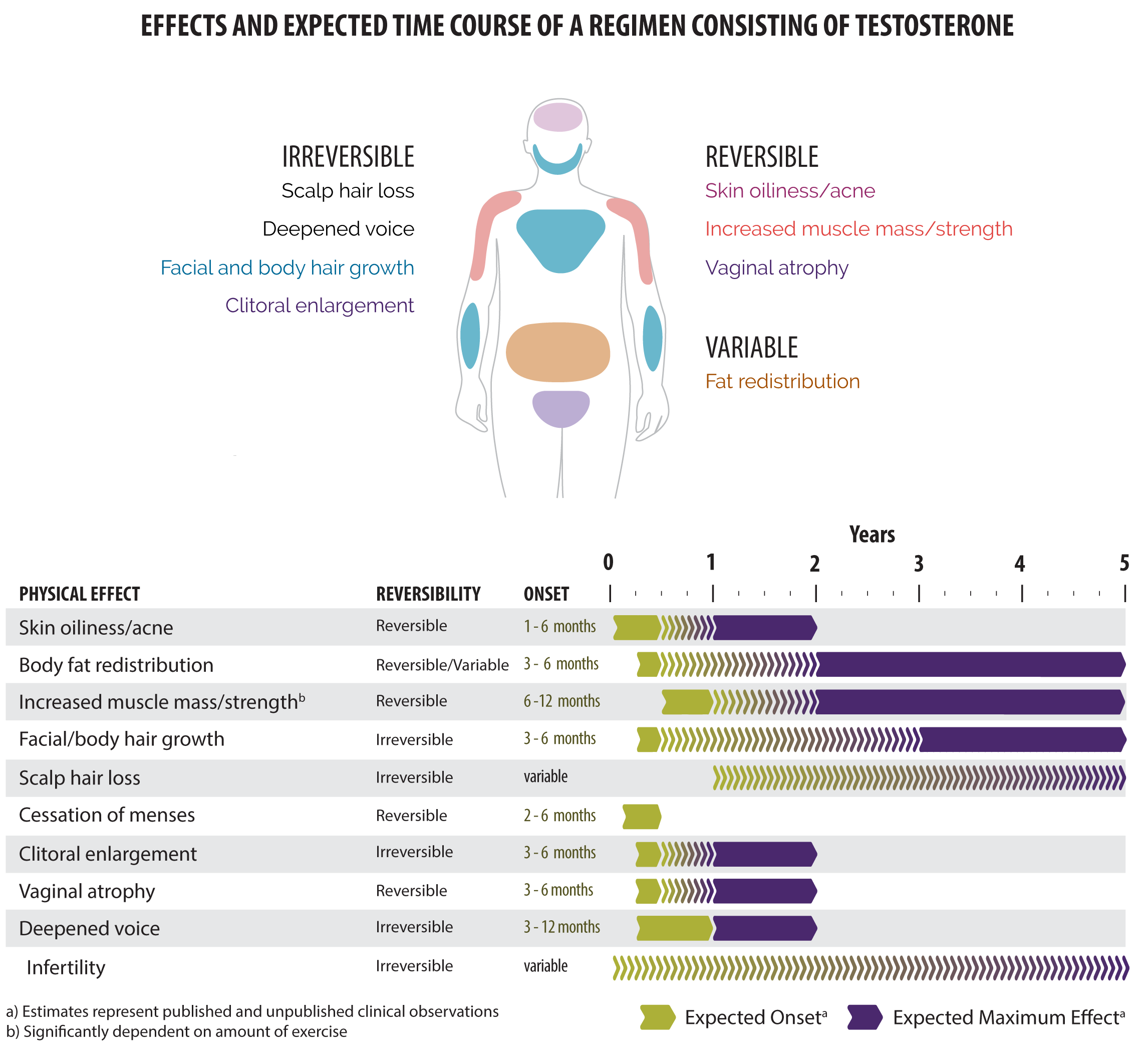 Transgender female hormones effects